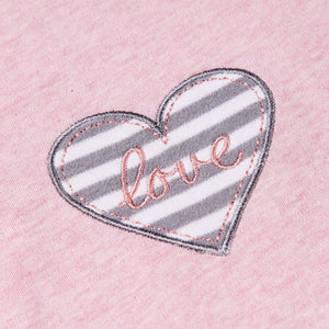 "Love" Romper // Pink