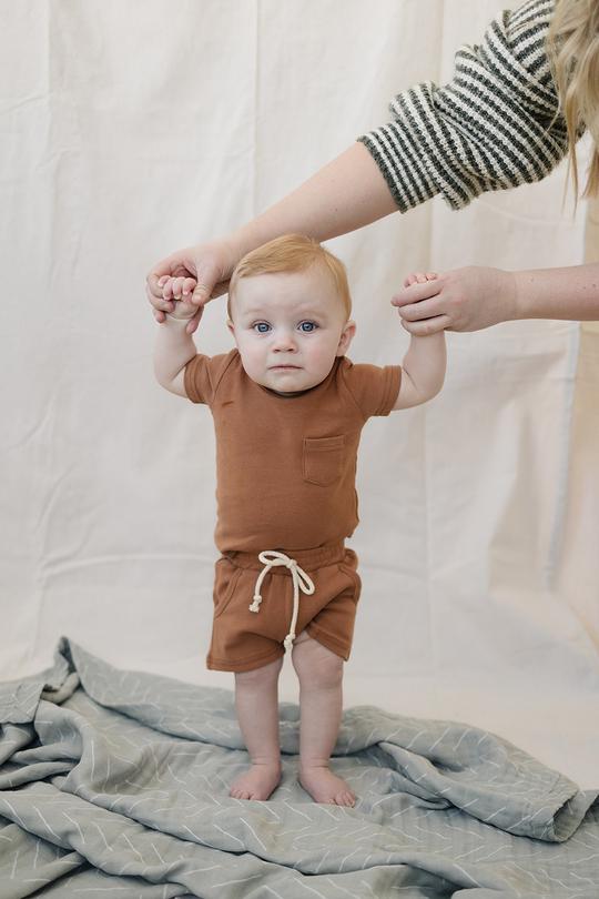 Cotton Pocket Shorts // Honey
