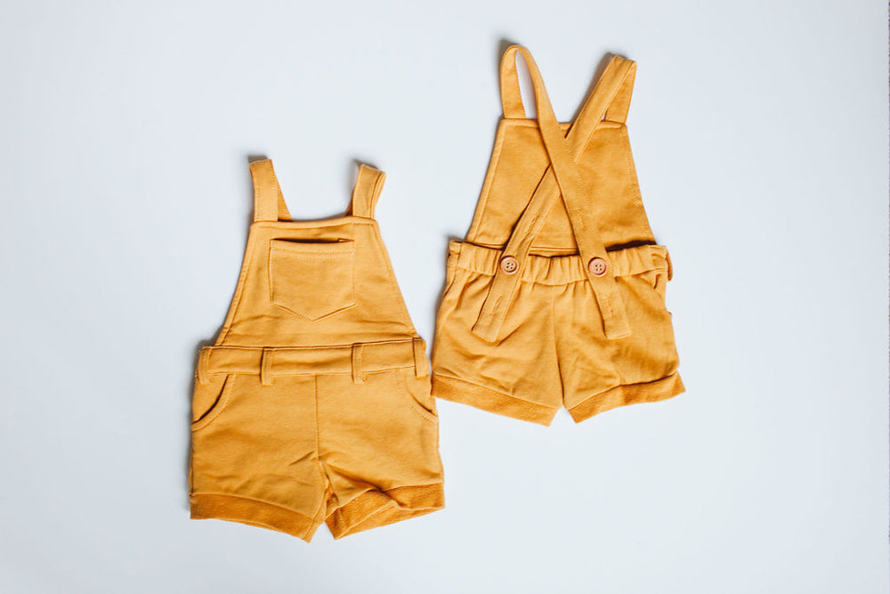 Short Overalls // Goldenrod