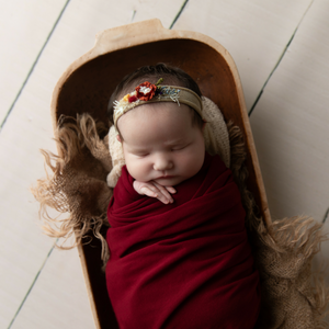 
                
                    Load image into Gallery viewer, Swaddle Blanket // Cranberry
                
            