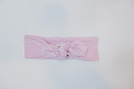Knot Bow Headband // Pink