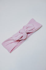 Knot Bow Headband // Pink