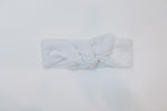 Knot Bow Headband // White