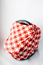 5-in-1 Multi Use Cover // Red Flower