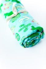 Flannel Swaddle Blanket // Cactus