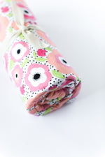 Flannel Swaddle Blanket // Floral