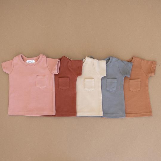 Cotton Pocket Tee // Oat