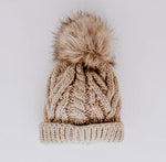 Knit Pom Pom Beanie // Pop Birch