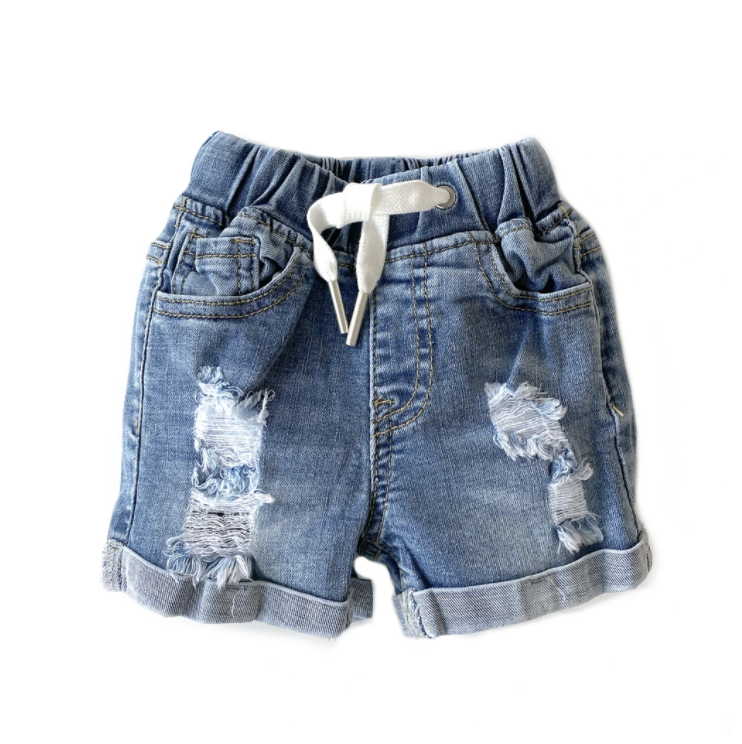 
                
                    Load image into Gallery viewer, Shorts // Distressed Denim
                
            