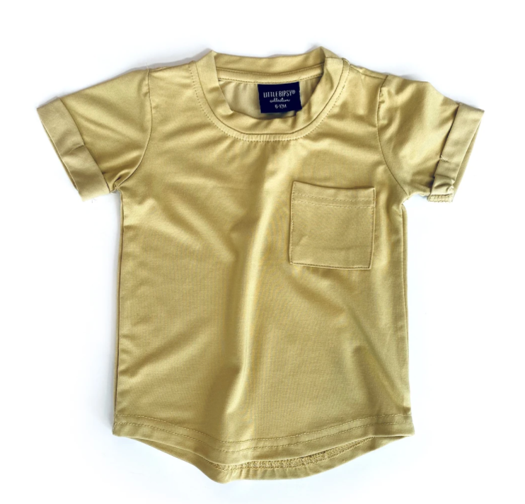 Pocket Tee // Mustard