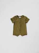 Shortie Romper // Moss