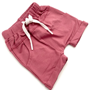 Rolled Harem Shorts // Dusty Rose