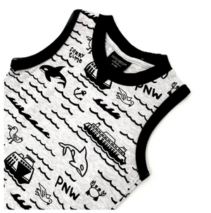 PNW Graphic Tank // Grey