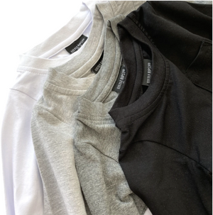 Long Sleeve Pocket Tee // GREY
