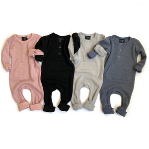 Thermal Romper // Mauve