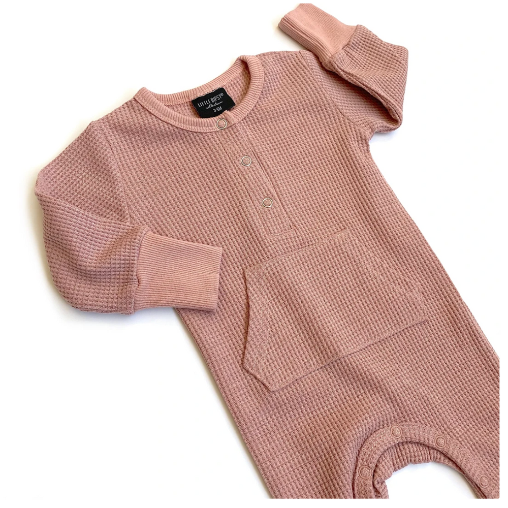 Thermal Romper // Mauve