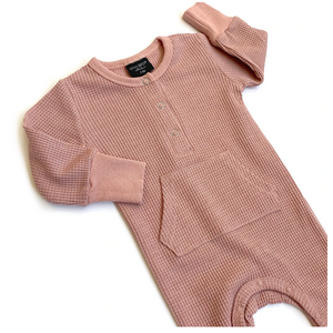 Thermal Romper // Mauve