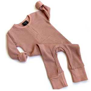 Thermal Romper // Mauve