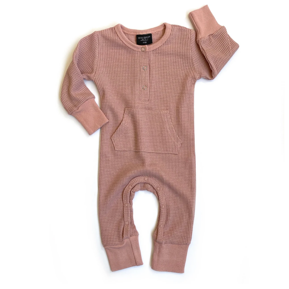 Thermal Romper // Mauve