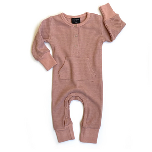 Thermal Romper // Mauve
