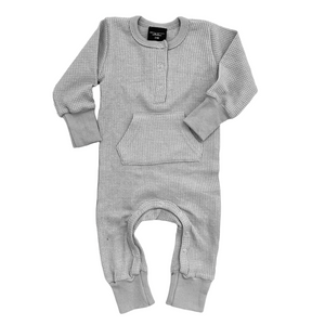 
                
                    Load image into Gallery viewer, Thermal Romper // Grey
                
            