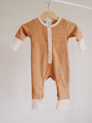 Waffle Romper // Caramel (2020)