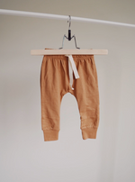 Brushed Cotton Joggers // Camel