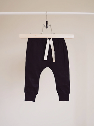 
                
                    Load image into Gallery viewer, Brushed Cotton Joggers // Black
                
            