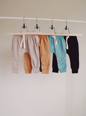 Brushed Cotton Joggers // Mushroom