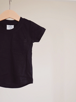 Brushed Cotton Tee // Black