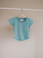 Brushed Cotton Tee // Teal