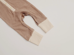 Waffle Romper // Taupe (2020)