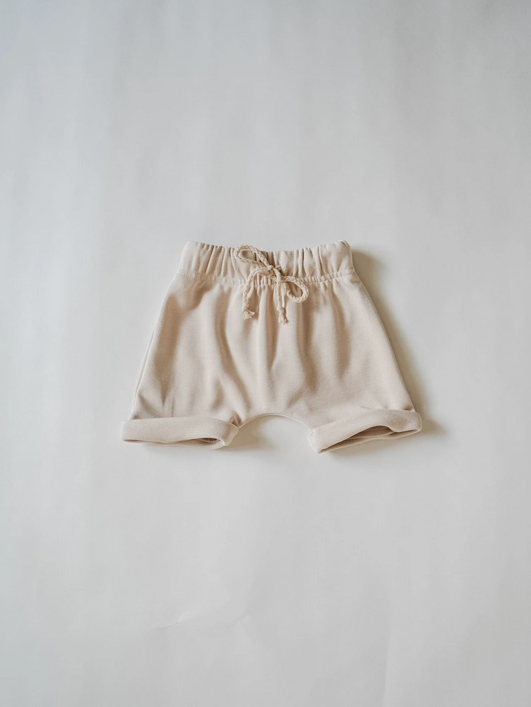 Cupro Two Piece Short Set // Cream