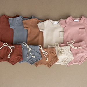 Cotton Shorts // Slate