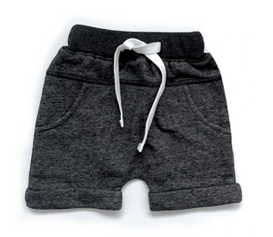 Washed Harem Shorts // Black