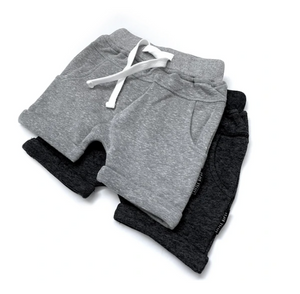 Washed Harem Shorts // Black