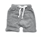 Washed Harem Shorts // Grey