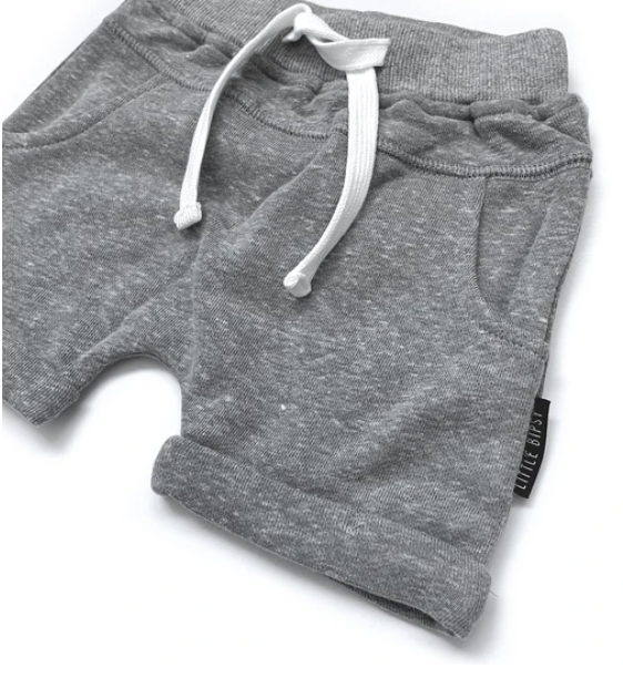 Washed Harem Shorts // Grey