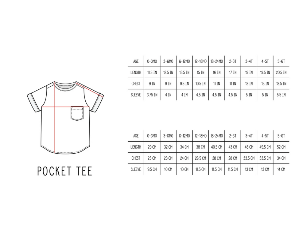 Pocket Tee // Rose