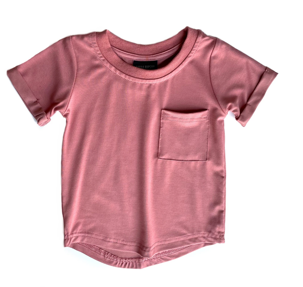 Pocket Tee // Rose