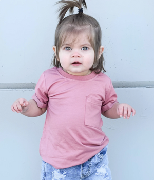 Pocket Tee // Rose