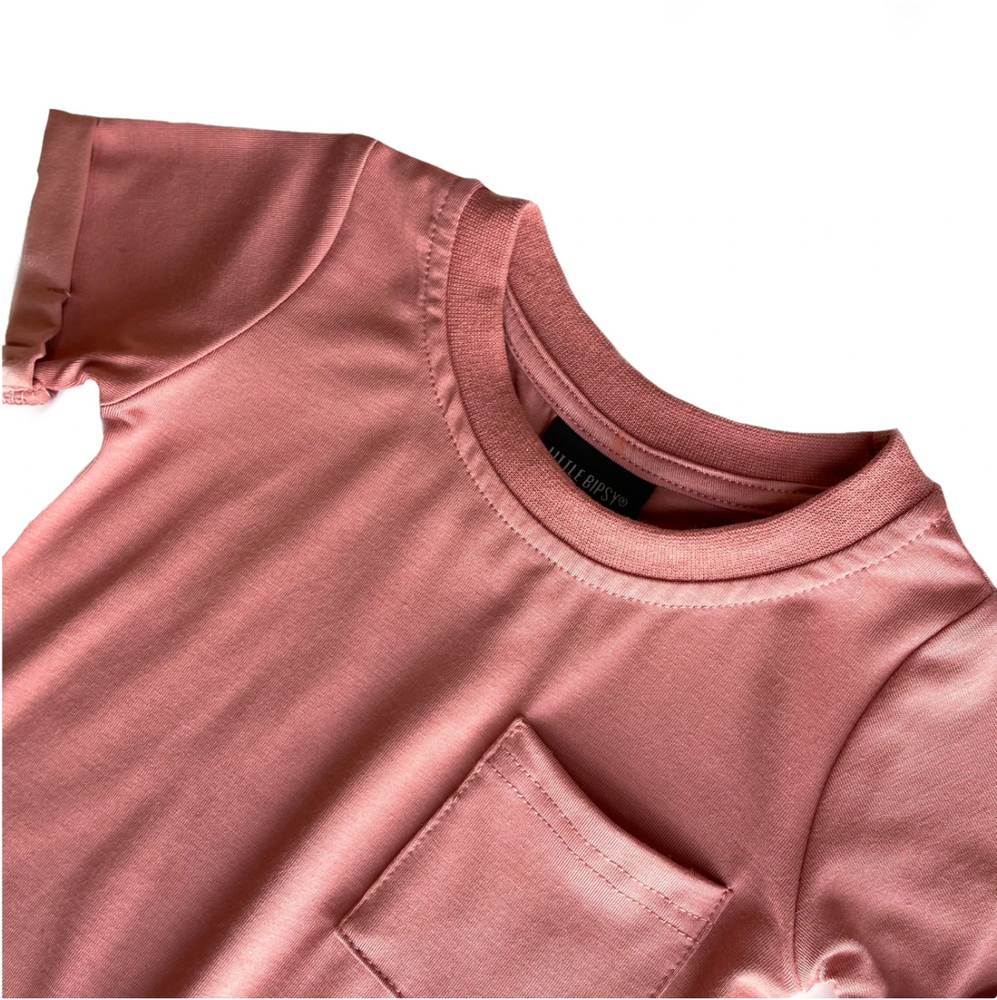 Pocket Tee // Rose