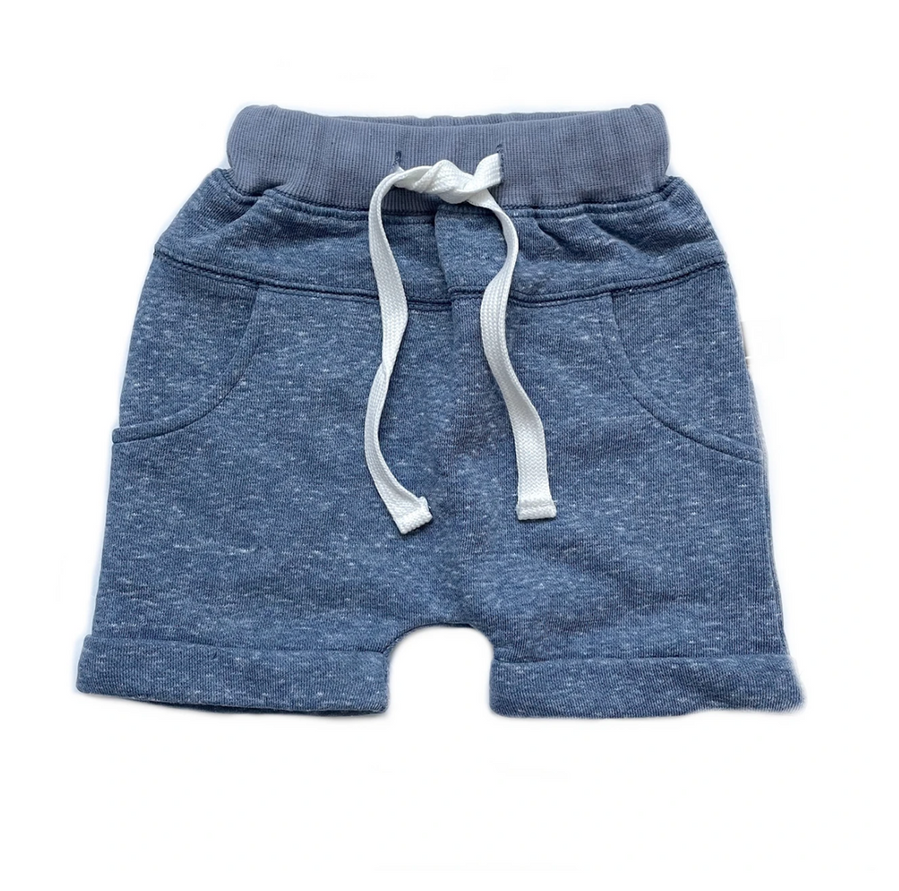 
                
                    Load image into Gallery viewer, Washed Harem Shorts // Navy
                
            