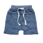 Washed Harem Shorts // Navy