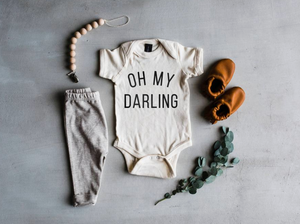 
                
                    Load image into Gallery viewer, &amp;quot;Oh My Darling&amp;quot; Bodysuit // Cream
                
            