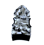 Sleeveless Hoodie // Camo