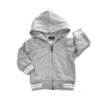 Hooded Sports Jacket // Solid Gray