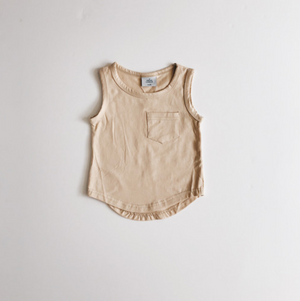 Pocket Tank Top // Sand