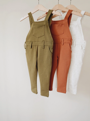 Long Overalls // Olive