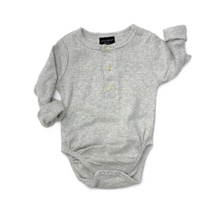 
                
                    Load image into Gallery viewer, Ribbed Onesie // Grey
                
            